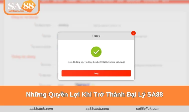 dai ly sa88 1 Lợi thế của việc trở thành đại lý là không cần đầu tư vốn ban đầu