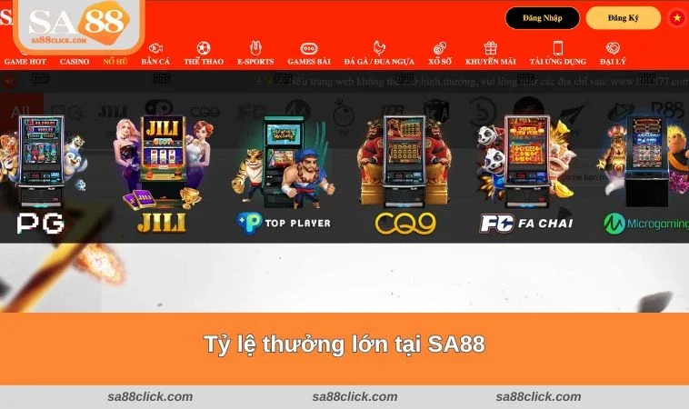 sa88 2 Sân chơi còn rất thành công khi trang bị cho mình kho giải thưởng cực kỳ giá trị