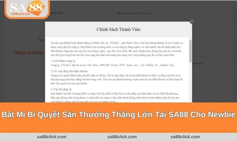 sa88 7 Cần phải tuân thủ quy định để không mất tiền oan hay không thể rút tiền